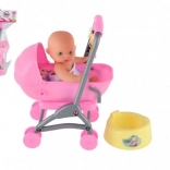 Ensemble de jeu Poussette avec bébé