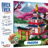 Brick building set Pagoda M 160 pieces TREFL BRICK TRICK