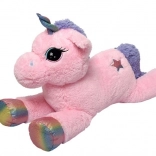 Roze pluchen eenhoorn 85 cm