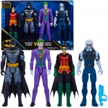 Batman DC set van 4 actiefiguren: Batman, Robin, Joker en Mr. Freeze 30 cm