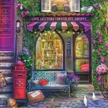 Ravensburger puzzel Love Letters Chocolate Shop 1500 stukjes