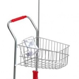 small foot shopping cart for kids silver