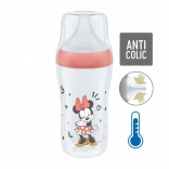 NUK Perfect Match MICKEY baby bottle with temperature control 260 ml red