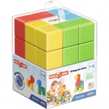 Cubes de construction magnétiques MAGICUBE 16 pcs – plastique recyclé