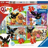Mijn eerste puzzel Bing – plezier met vrienden 4-in-1 (2–5 stukjes) RAVENSBURGER