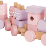 Petit train en bois rose Small Foot