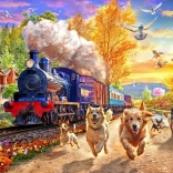 Puzzel Bluebird Halen we de trein in 1000 stukjes