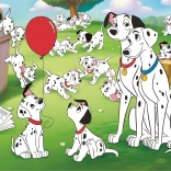 Puzzle CLEMENTONI Disney Les 101 Dalmatiens MAXI 24 pièces