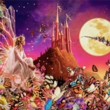 Puzzle 260 pieces Fairy Fantasies – fairies, butterflies and a castle
