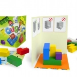 Qubolo jeu de société avec dés en bois dans une pochette en tissu