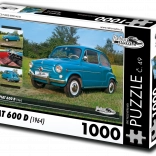Puzzle RETRO-AUTA Fiat 600 D (1964) 1000 Teile