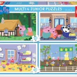 Educa puzzel Peppa het Varkentje 4v1