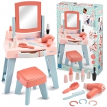 children's vanity with stool and accessories 11 pcs ECOIFFIER Mademoiselle