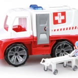 Ambulance LENA TRUXX met figuurtje en brancard 29 cm
