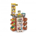 Kinder-supermarkt met licht- en geluidseffecten 53 × 34 × 79 cm