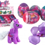 Œuf magique craquant Licorne dans l'armure 4 couleurs 6 cm