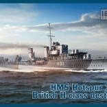 Maquette en plastique du navire HMS Hotspur (1941) – destroyer de classe H