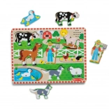 Houten boerderijpuzzel van Melissa & Doug