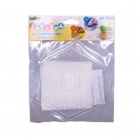 Sjabloon voor strijkkralen – zeshoek