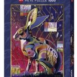 1000-Piece Puzzle – Rabbit (Precious Animals)