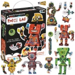 creatieve puzzel 63 stukjes – robotlab