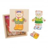 Aankleedpuzzel mevrouw beer BIGJIGS TOYS