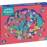 Puzzle Shaped Like a Shell - Bay of Sea Mermaids 75 Pieces