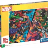 Clementoni puzzle Avengers vs. méchants 104 pièces