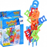 Balans tafelspel vallende stoeltjes – 24 stuks