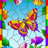 Puzzle Kristall-Schmetterling 1000 Teile
