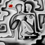 Enjoy Puzzle Adam und Eva 1000 Teile