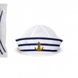 Matrozenpet van stof, diameter 27 cm