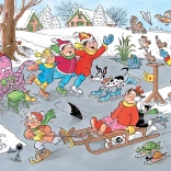 Jumbo Puzzel Jan van Haasteren Junior: Schaatsen 240 stukjes