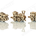 Puzzle 3D Moyens de transport - Wooden City mini ensemble