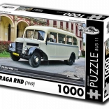 Retroauto-Puzzle Bus Praga RND 1000 Teile