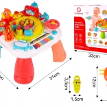 Educatieve activiteitentafel met treinthema