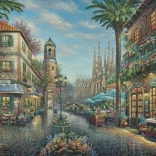 Puzzel Spaanse koffiebar 1000 stukjes