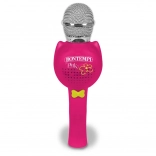 Microphone karaoké sans fil rose