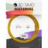 Filament REAL GOLD 1,75 mm für 3D-Stifte und Druck – gold, 15 m