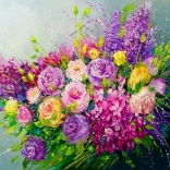 Puzzle Rosenstrauß 1000 Teile