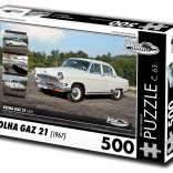 Puzzle Retro Autos Wolga GAZ 21 (500 Teile)