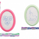Kit de broderie en cadre à suspendre pour enfants (motifs assortis)