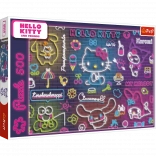 Puzzle 500 Néon HELLO KITTY Trefl