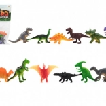 Mini dino's – plastic figuren 6-7 cm, 12 stuks