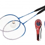 Badminton set: 2 rackets and 1 shuttlecock in a case, 64 cm