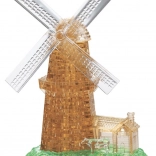 3D Kristallpuzzle Windmühle 64 Teile