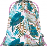 Sac à cordon au motif tropical