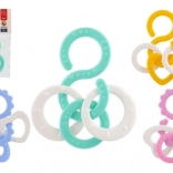 Kleurrijke bijtring voor baby's 0m+