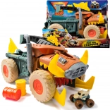 Monster Jam Mini Jams Megalodon Mad Hog Chomper set met grote en kleine auto 1:87