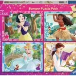Ravensburger Disney Princess Puzzle 4x100 pièces